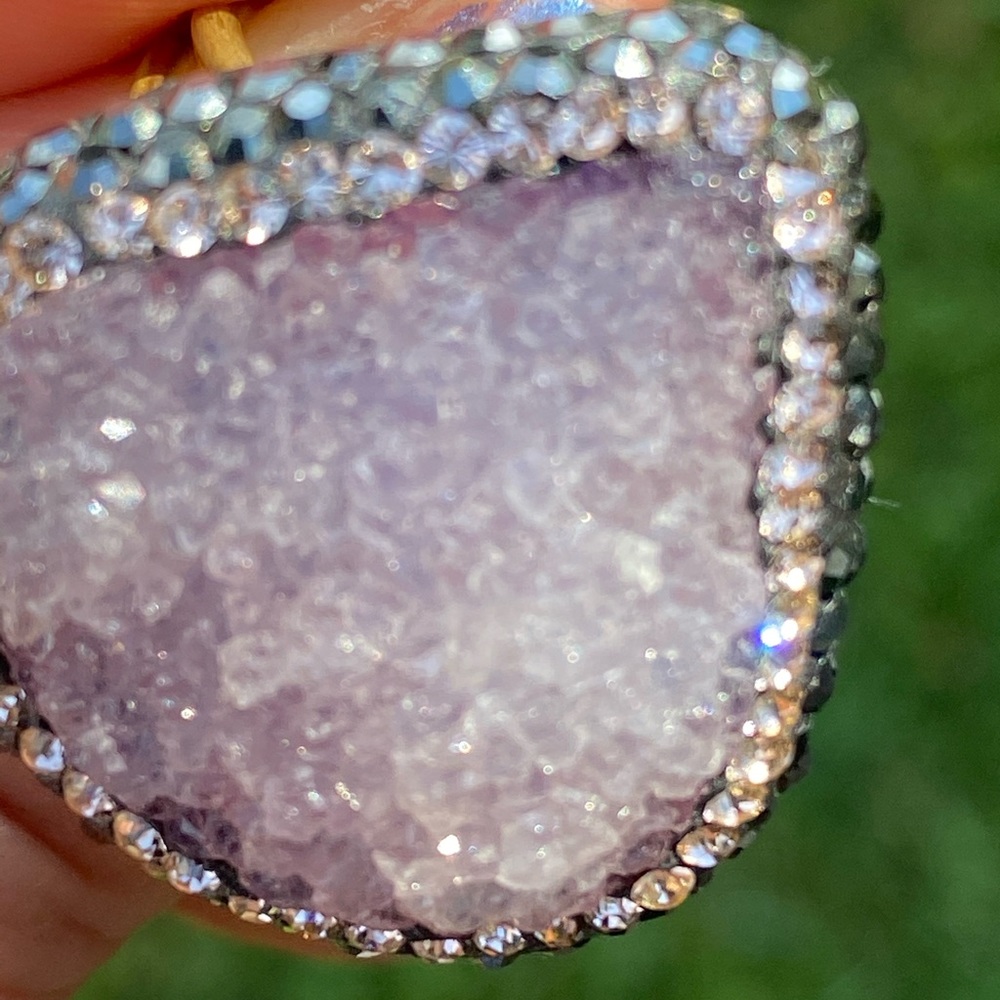 Statement Amethyst Ring - image 4